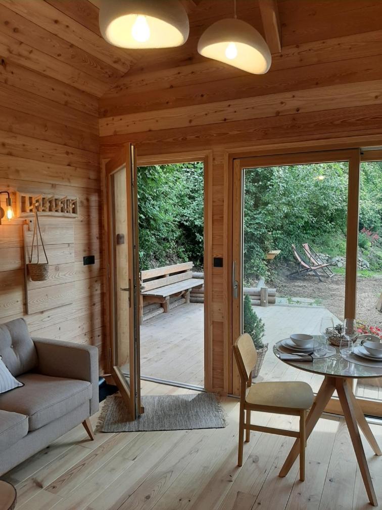 Petit Chalet Neuf Independant 2 Pers "La Cabane De Jean " Briançon Exteriör bild