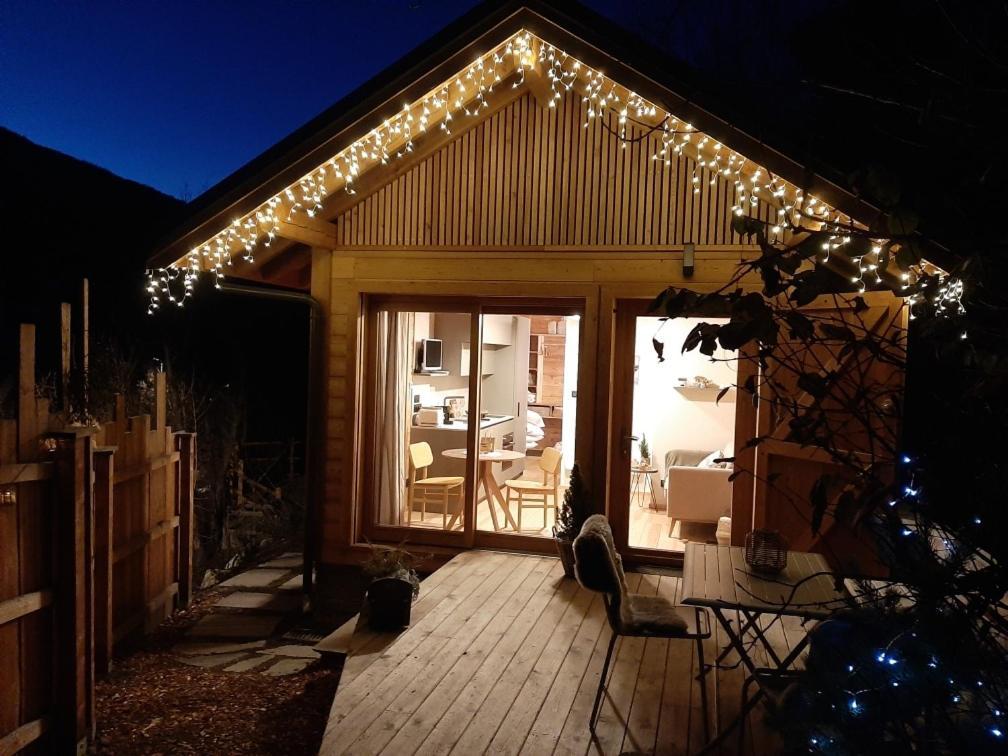 Petit Chalet Neuf Independant 2 Pers "La Cabane De Jean " Briançon Exteriör bild
